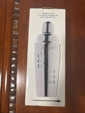 Sonoma Stainless Steel Cocktail Shaker Set - Silver